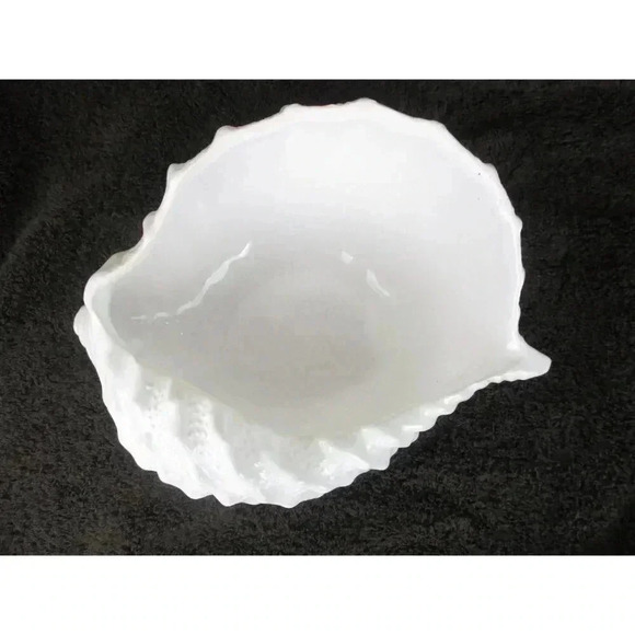 Marine Shell Vase, Seashell, Coastal Planter white Flower planter midcentury - Picture 3 of 4